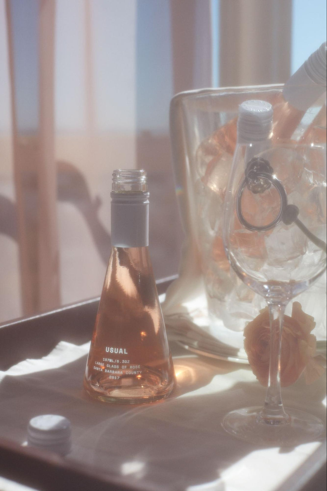 wine spritzer: large bottle of Rosé from Usual Wines